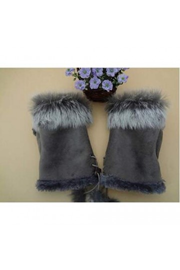 LUOXUEFEI Gants Gants De Poignet Femme Mitaines De Frappe sans Doigts Hiver Femmes Gants Épais Et Chauds