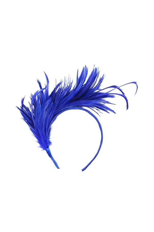 Jaysis Bandeau Plume Headband Plume 1920s Bandeau Gatsby Bandeau Année 20 Gatsby Couronne Plume Accessoires Gatsby Flapper Se