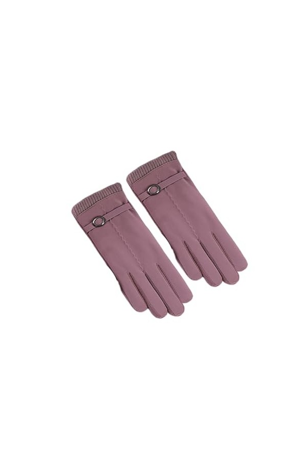 Leadrop 1 paire de gants pour femme ultra doux et sensibles pour écran tactile - Garde au chaud - Imperméables - Pour lhiver