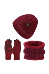 Gants dhiver pour homme et femme - Avec polaire thermique - Doublure super douce - Coupe-vent - Gants thermiques épais - Gan