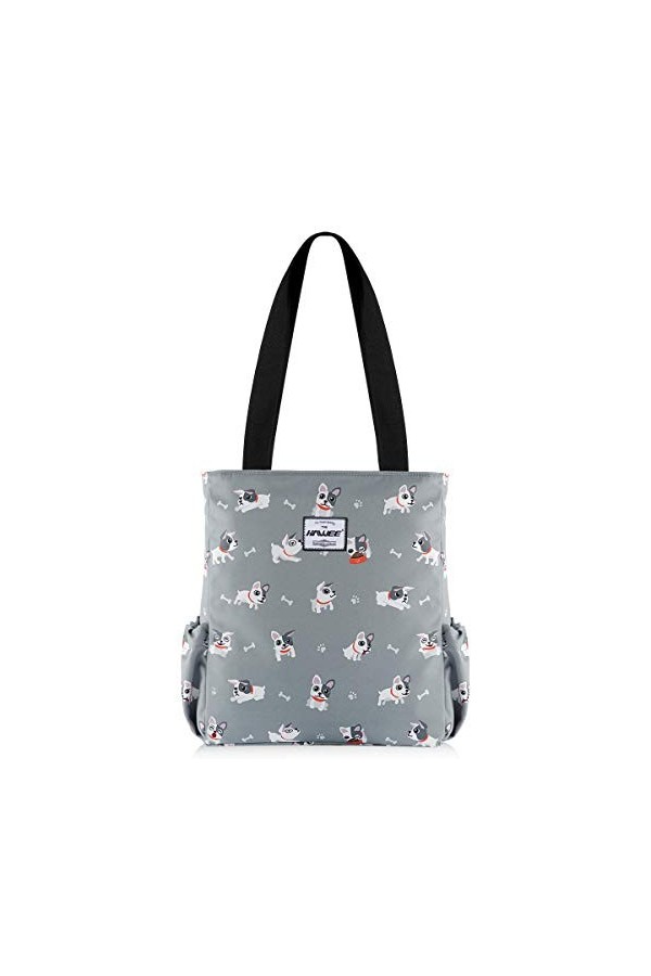 HAWEE Mode Femme Sac à Bandoulière Grande Capacité Sac Dépaule Léger Sac Fourre-Tout avec Zip Loisir Sac à Provisions Imperm