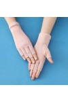 Yoaodpei Gants anti-ultraviolets de coton mince de la demi-doigt, dété, dété de femme, dune forte élasticité, dune mitain