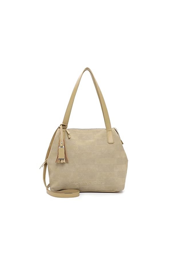 Tamaris cabas Letzia 32193 femmes sacs à main uni beige 400