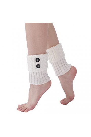 MNRIUOCII Gants en acrylique confortables Moufles chaudes pour femmes avec câble épais, Blanc., taille unique