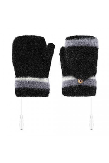 Mitaine Femme Hiver Chaud, Gants Mitaine Hiver Epais tricotés Arm Mitaine Gants Chauff Femme - Fille Gants Demi-doigt chaudes