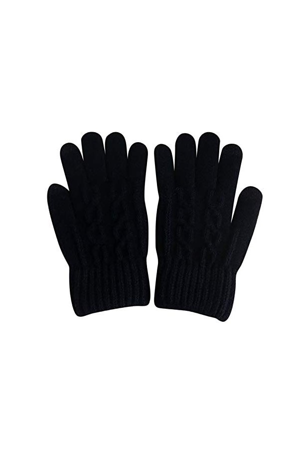 EMAlusher Hommes et Femmes Gants Dhiver Gants Épais Polaire Coton Chaud Mitaines en Velours Doux Gants Épaississement Moufle