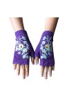 Gants dhiver pour femme faits à la main - Gants élégants pour femme - Gants chauds tricotés - Mitaines pour femme - Pour tem