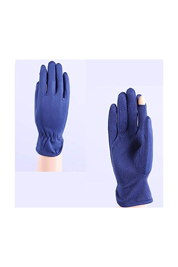 MEIBAOGE Femmes Protection UV Gants mi-Longs Antidérapant Mince Respirant Moufles Solaire, Moufles Solaire-Noir