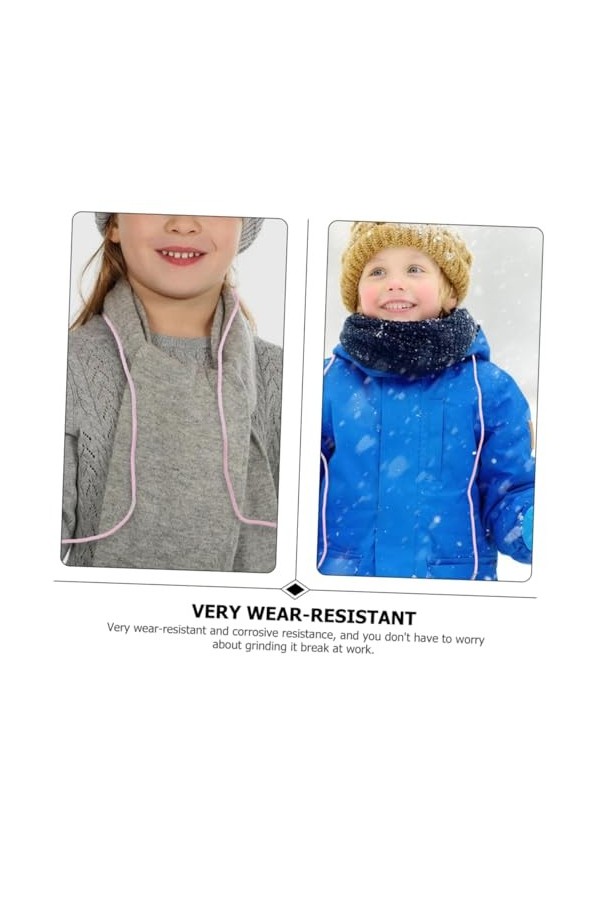 Didiseaon 4 Pièces Gants Grabber Chapeau Dragonne Porte-Clés Sangle Gant DHiver Corde Moufle Boucle Suspendue Corde Anti-Per