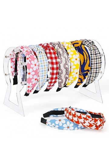 Support de bandeau transparent en acrylique pour cheveux - Pour femme et fille