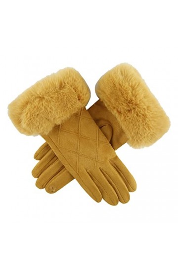 Allbestop Gants Chauds Gants Tricotés Pour Dhiver,Gants Femme Laine Gants Longs Femme Moufles Grand Froid Gants Etanche Gant