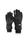 Allbestop Gants Chauds Cadeau De Noël,Gants Fourrés Femme Gants Femme Cuir Moufles Chauffantes Femme Micro-Touch Gloves Gants