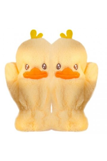 LAjuu Gants en Peluche Dhiver,Hiver Mignon Gants Femmes,Gants Mitaines Dhiver,Gants Danimaux de Dessin Animé,Gants Dhiver