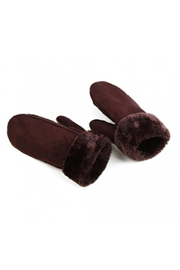 High song Hommes Femmes dhiver Gants vélo en Cuir extérieur Sport Chaud Gants Solide Couleur imperméable Haute qualité moufl