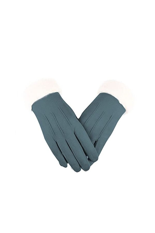 Gants de Touchscreen pour les Femmes Texting Conduisant la Doublure de Cachemire