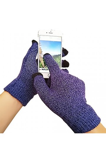 iEverest Unisexe Gants Tactiles Magiques Gants Chauds Résiliente Bleu royal 