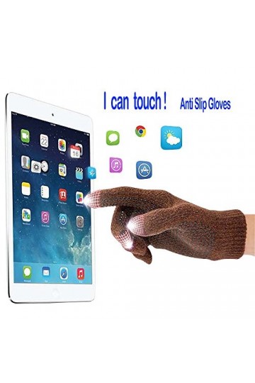 iEverest Unisexe Gants Tactiles Magiques Gants Chauds Résiliente Bleu royal 