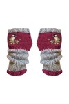 Mitaines tricotées sans doigts pour lhiver - Accessoire de cosplay - Gants en tricot doux et chauds - Pour lhiver et lauto