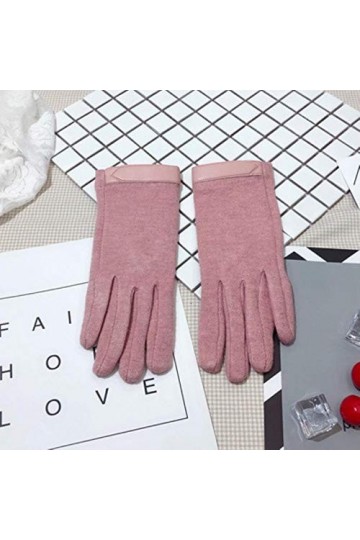 MAPPE Mode Élégant Cachemire Laine Écran Tactile Gants Hiver Femmes De Haute Qualité Laine en Plein Air Équitation Coupe Gant