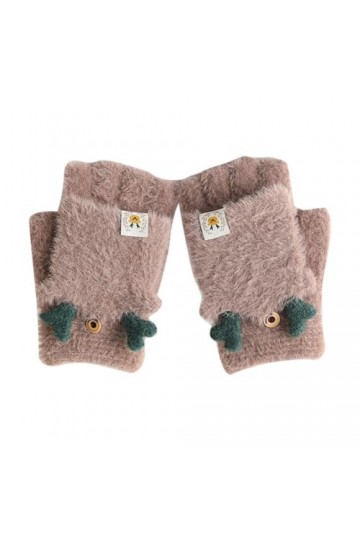 Asudaro Gants Convertibles, Gants Sans Doigts Avec Couverture Mitaines Convertibles, Gants Dhiver Demi-Doigt En Bois De Cerf