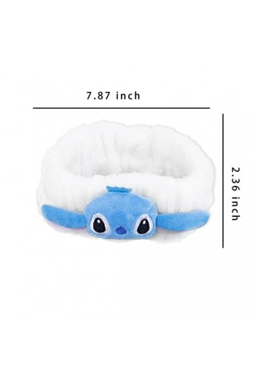 G-Ahora S-titch Bandeau de maquillage élastique réglable pour filles et femmes Motif dessin animé S-titch Lover HB-St 