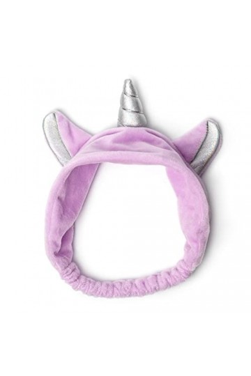 Legami - Bandeau pour cheveux Me Time, 24,5 x 11 cm, en polyester, Thème licorne, ramassage les cheveux pour maquillage, fair