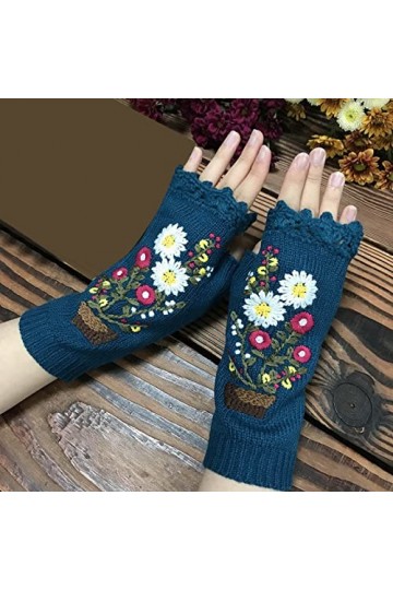 liangp Mitaines Mitaines Gants Vêtements Accessoires Gants dhiver Taille Unique Tricoté Poignet Hiver Automne Femmes Mitaine