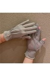 Yoaodpei Gants de crème solaire élégante dété élégant dété, un gant anti-ultraviolet exquis, une étanchéité dété de la soi