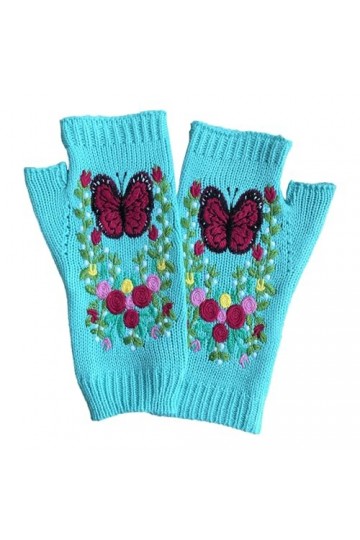 HANXIULIN Mitaines sans doigts Manches Manches Manchettes Thermique Gants dhiver Chauffants Tricotés Mitaines dhiver Tricot