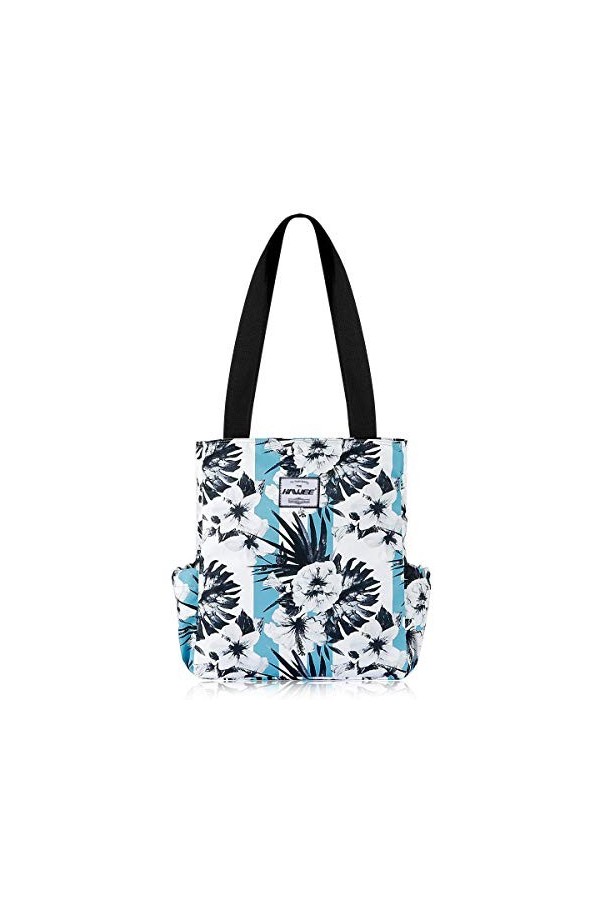 HAWEE Mode Femme Sac à Bandoulière Grande Capacité Sac Dépaule Léger Sac Fourre-Tout avec Zip Loisir Sac à Provisions Imperm