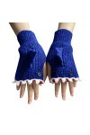 Gants dhiver pour femme faits à la main - Gants élégants pour femme - Mitaines chaudes tricotées - Mitaines de ski pour homm