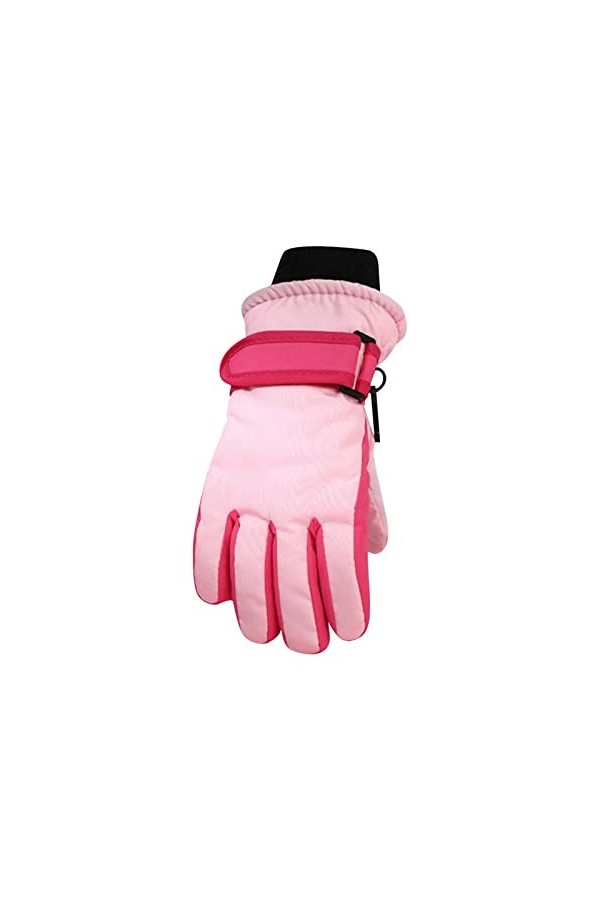 CIVMO Gants de ski dhiver chauds et mignons imprimés - Gants de cyclisme doux et coupe-vent pour femme - Pour lhiver par te