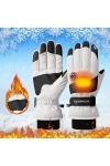 Black of Friday 2023 – Gants noirs en cuir sans doigts pour homme, gants de bureau, mains froides, gants imperméables pour fe