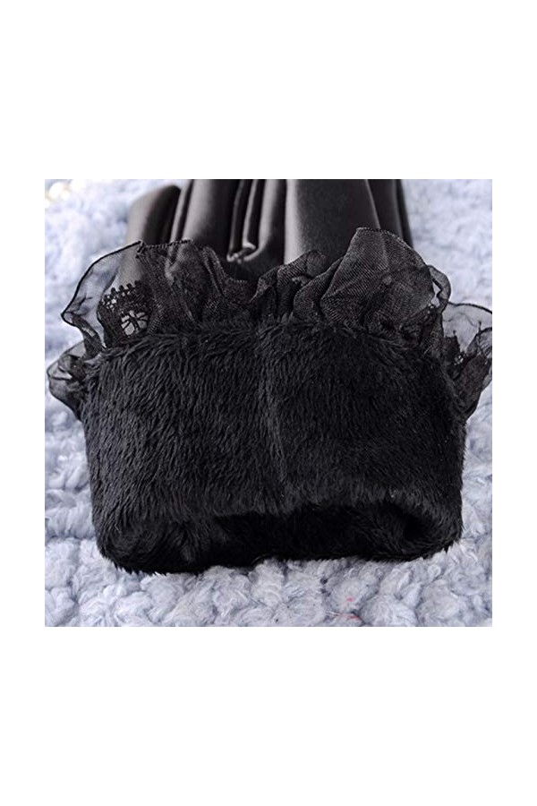 LUOXUEFEI Gants Femmes Gants Plus Velours Extérieur Chaud Coupe-Vent Mittnes Doigts Complets Gants Imperméables