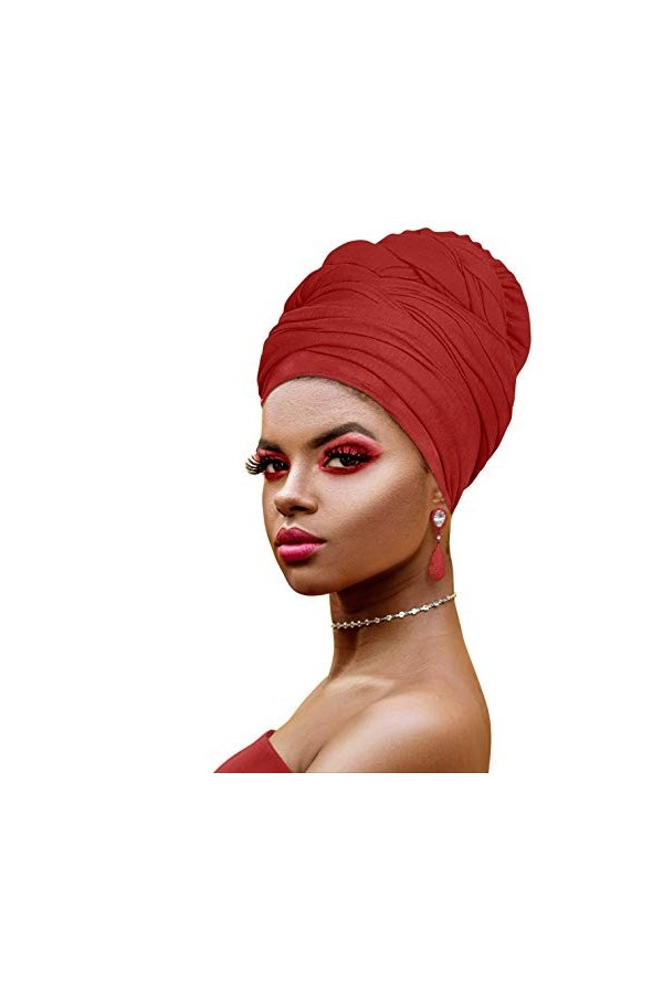 Ankara Bandeau doux imprimé africain pour cheveux longs