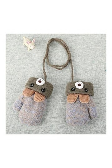 BJQZX Gants dhiver 0-3 Ans Gants de Bande dessinée de Bande dessinée de Bande dessinée de Bande dessinée dhiver Tricoter La