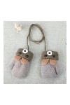 BJQZX Gants dhiver 0-3 Ans Gants de Bande dessinée de Bande dessinée de Bande dessinée de Bande dessinée dhiver Tricoter La