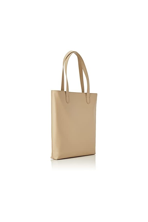 Tommy Hilfiger Cabas Femme Sac TH Casual Slim Tote Ns Poches Intérieures, Beige Beige , Taille Unique