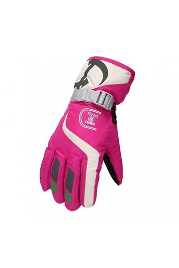 Moufles pour femme - Isolation par temps froid - Pour adulte - Chaudes - Coupe-vent - Gants et gants pour homme, rose vif, ta