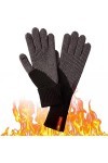 Gants pour femme par temps froid | Gants en tricot extensibles et chauds – Moufles dhiver fendues avec design décran tactil