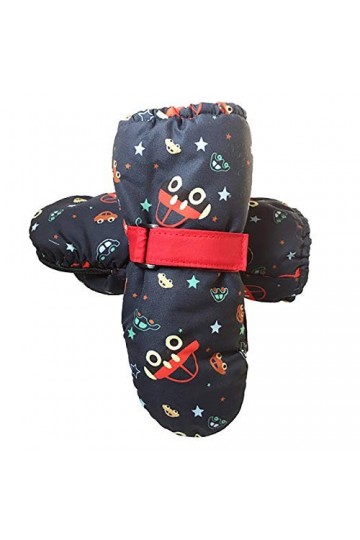 EMAlusher Gants thermiques pour femme - Gants au crochet rétro - Moufles brodés - Doublure mains - Gants de ski chauds - Manc