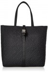 Tommy Hilfiger Cabas Femme Sac TH Flow Tote Poches Intérieures, Noir Black , Taille Unique