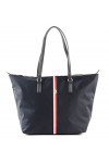 Tommy Hilfiger Femme Sac cabas Poppy Corp, Navy Corporate, M EU