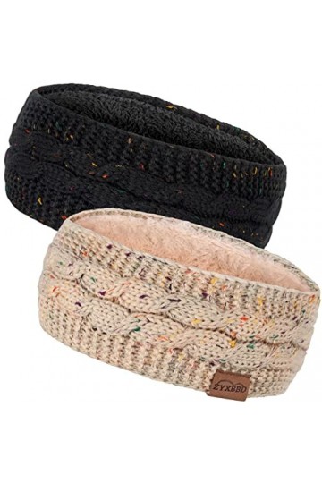 ZYXBBD Bandeau Cheveux Hiver pour Femme et Fille - Épaississant Élastique Tricoté Serre-tête Cache Oreille pour Shopping, Le 