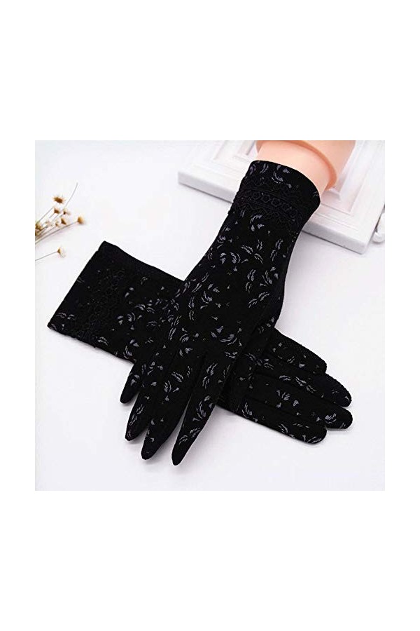 Yoaodpei Spring/été Été Summer Conduite Non-Slip Court Cut Cute Mignon Equitation de Plein air Sunscreen Gants à écran Tactil