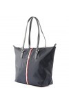 Tommy Hilfiger Femme Sac cabas Poppy Corp, Navy Corporate, M EU