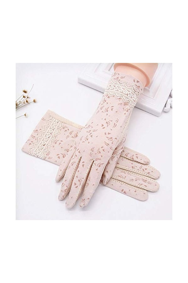 Yoaodpei Spring/été Été Summer Conduite Non-Slip Court Cut Cute Mignon Equitation de Plein air Sunscreen Gants à écran Tactil