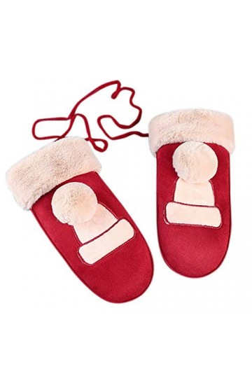 LUOXUEFEI Gants Gants Épais Chauds dhiver pour Femmes Gants De Conduite Coupe-Vent Gants De Balle pour Filles