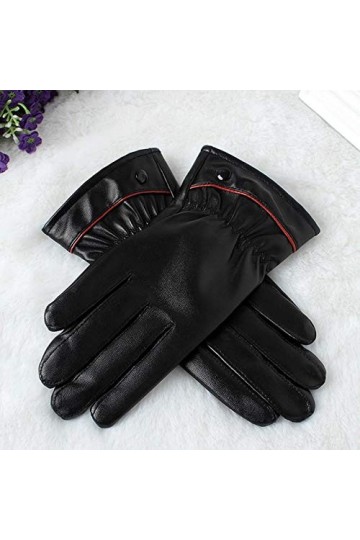 LUOXUEFEI Gants Hiver Femme Épaissir Plus Chaud Gants De Sports De Plein Air Femmes Gant De Conduite À Doigt Complet Mitaine