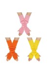 3 Paires de gants tricotés Gingerlose Gants longs Réchauffeurs de bras Femme Trou de pouce Gants extensibles Coude Manchettes